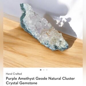 Purple Amethyst Geode Natural Cluster Crystal Gemstone